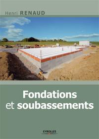 Fondations et soubassements