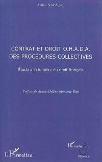 Contrats et droit OHADA des procédures collectives