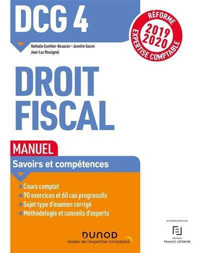 DCG 4, droit fiscal : manuel : 2019-2020 DCG 4, droit fiscal : manuel : 2019-2020