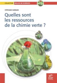 Quelles sont les ressources de la chimie verte ?