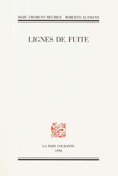 Lignes de fuite