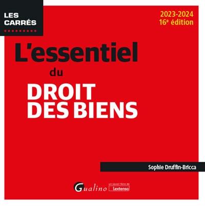 L'essentiel du droit des biens : 2023-2024