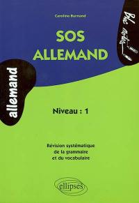 SOS allemand, niveau 1 : révision systématique de la grammaire et du vocabulaire