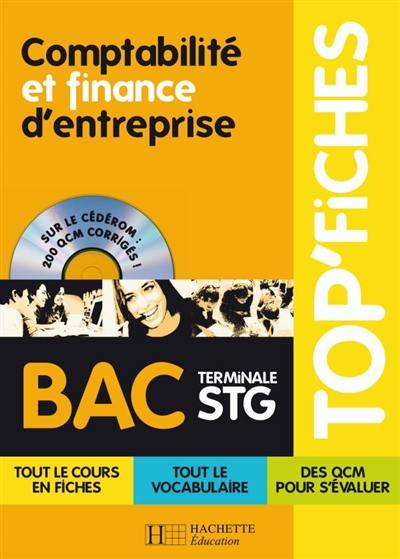 Comptabilité et finance d'entreprise bac terminale STG