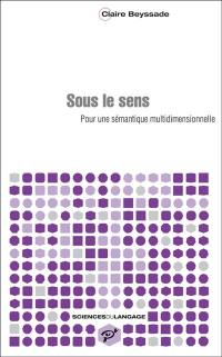 Sous le sens : pour une sémantique multidimensionnelle