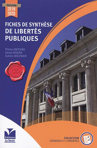 Fiches de synthèse de libertés publiques