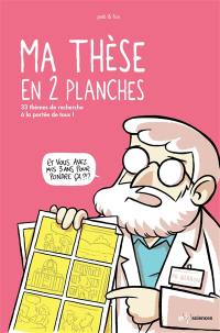 Ma thèse en 2 planches : 33 thèmes de recherche à la portée de tous !