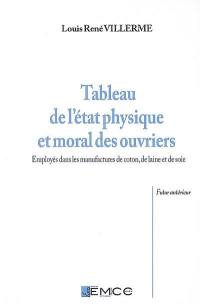 Tableau de l'état physique et moral des ouvriers employés dans les manufactures de coton, de laine et de soie