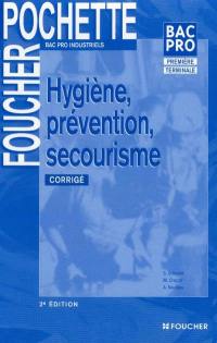 Hygiène, prévention, secourisme, bac pro industriel : corrigé