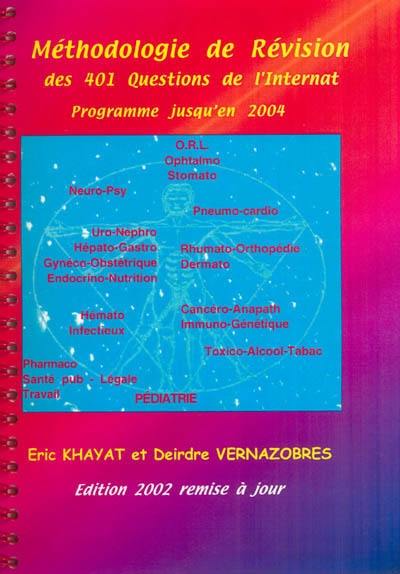 Méthodologie de révision des 401 questions de l'internat : programme jusqu'en 2004