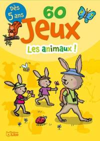 60 jeux : les animaux !