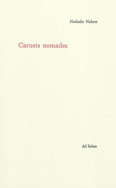 Carnets nomades