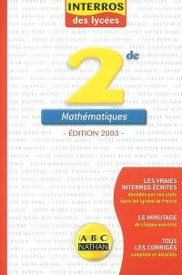 Mathématiques 2de