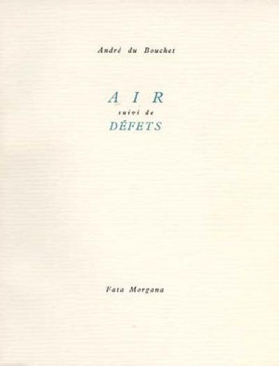 Air. Défets