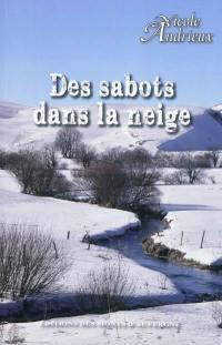 Des sabots dans la neige