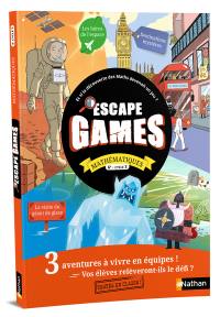 Escape games : mathématiques 6e, cycle 3 : et si la découverte des sciences devenait un jeu ?