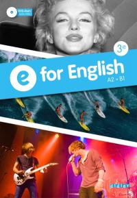 E for English 3e, cycle 4, A2-B1 : workbook : 2024