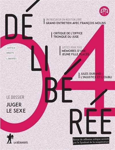 Délibérée, n° 4. Juger le sexe