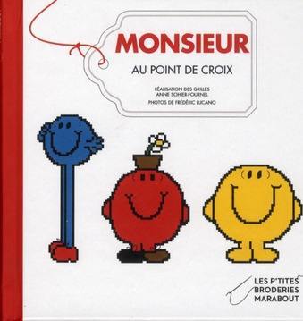 Monsieur au point de croix