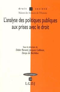 L'analyse des politiques publiques aux prises avec le droit