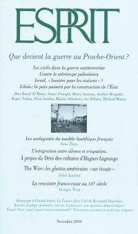 Esprit, n° 369. Que devient la guerre au Proche-Orient ?