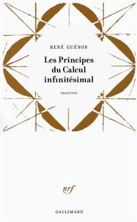 Les principes du calcul infinitésimal