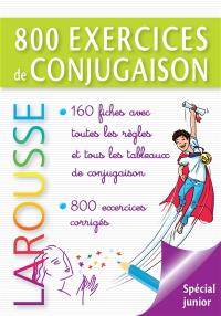 800 exercices de conjugaison : spécial junior