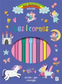 Les licornes : puzzles, jeux, coloriages