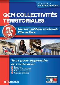 QCM collectivités territoriales : fonction publique territoriale Ville de Paris