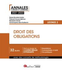 Droit des obligations : licence 2 : 2021-2022