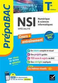 NSI, numérique & sciences informatiques, spécialité terminale générale : nouveau bac