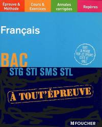 Français, bac STG, STI, SMS, STL