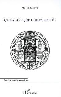 Qu'est-ce que l'université ?