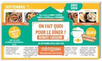 On fait quoi pour le dîner ? 2025-2026 : robot-cuiseur : à aimanter sur le frigo