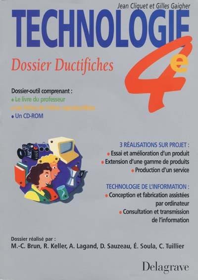 Technologie 4e dossier ductifiches