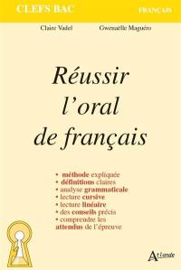 Réussir l'oral de français