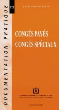 Congés payés congés spéciaux