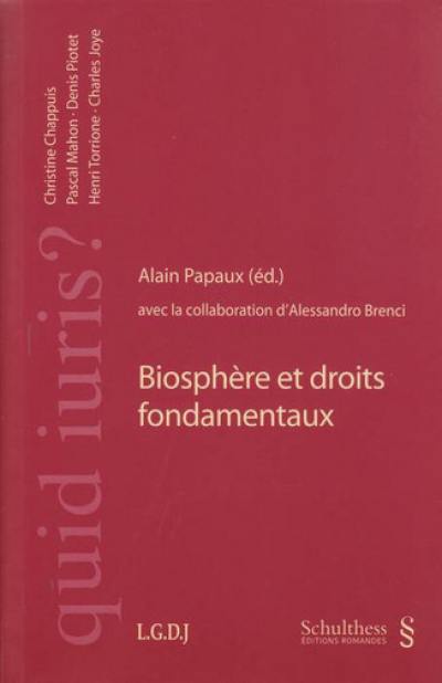 Biosphère et droits fondamentaux