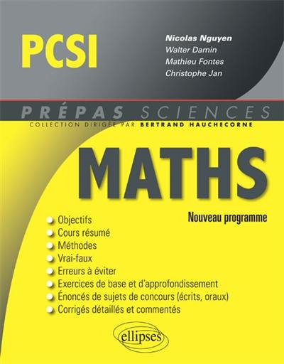 Maths PCSI