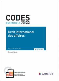 Droit international des affaires 2023