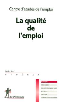 La qualité de l'emploi