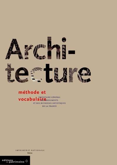 Architecture : vocabulaire typologique