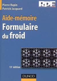 Formulaire du froid : aide-mémoire