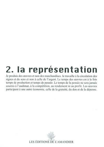 2, La représentation