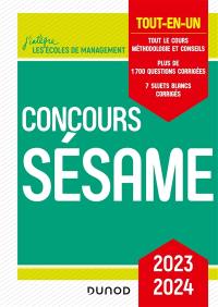 Concours Sésame : tout-en-un : 2023-2024