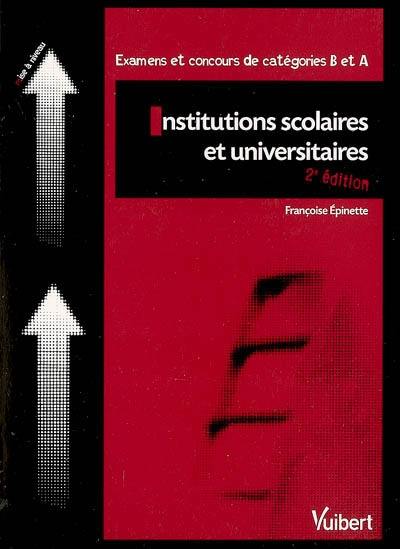 Institutions scolaires et universitaires