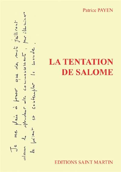 La tentation de Salomé