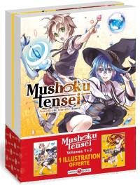 Mushoku tensei, nouvelle vie, nouvelle chance : volumes 1 + 2 : 1 illustration offerte