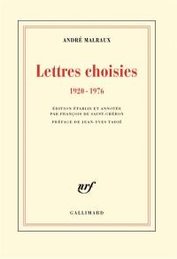 Lettres choisies : 1920-1976