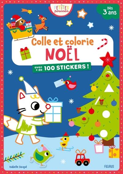 Noël : colle et colorie